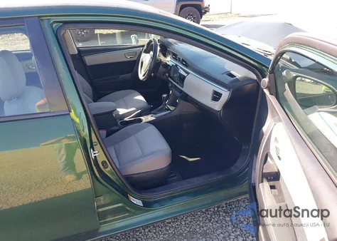 2015 Toyota Corolla Le из США, поврежденный, VIN 2T1BURHE4FC258957